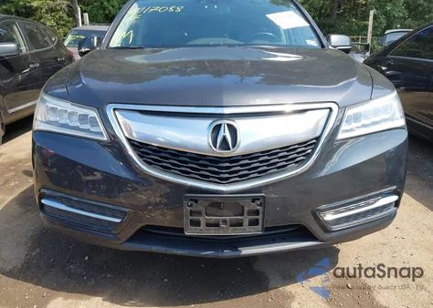 2014 Acura Mdx Technology Package from USA, damaged, VIN 5FRYD4H43EB013452